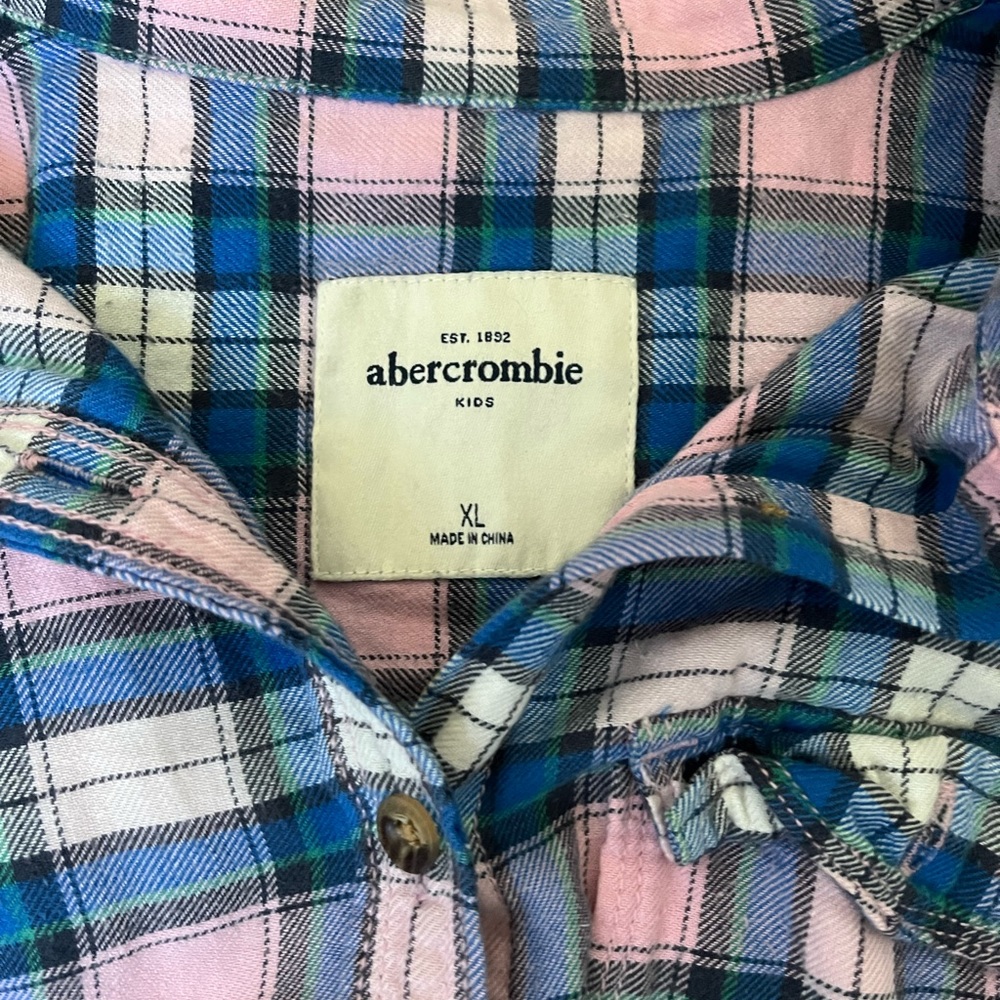 a&f kids flannel